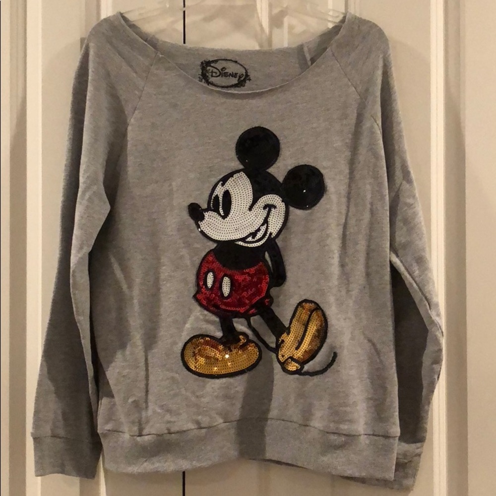 Sequin Mickey Disney Sweatshirt